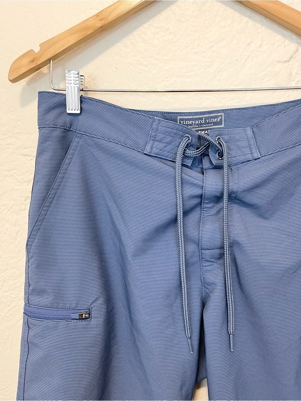 Vineyard Vines Swim Trunks Board Shorts Blue Stripe 30 Performance